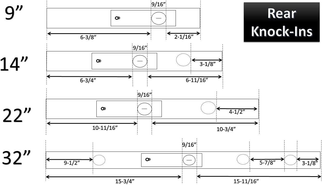 32" White 120v Under Cabinet LED 760 Lumen Light Hard Wire Linkable with Knock Outs Contractor Electrician Grade ETL -- L-6 Series