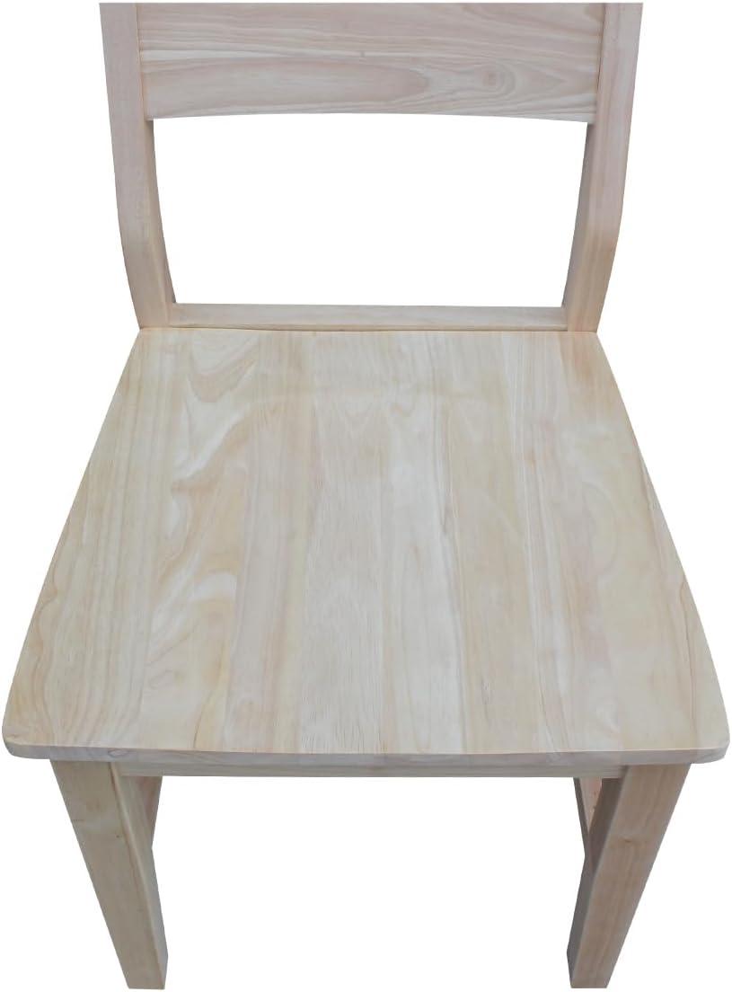 International Concepts Set of Two Aspen Panel Chairs
