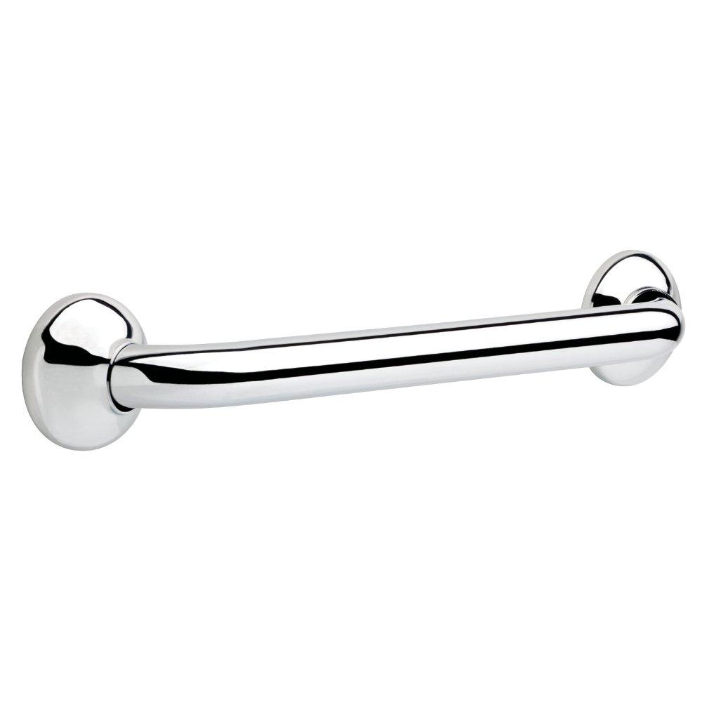 Delta Lahara (1-Pack) 16' Shower Grab Bar Seniors ADA Compliant Bright Stainless Steel 450 lb Capacity Bathroom Safety Handle for Shower, Bathtub | Wall Mounted Balance Assist, Grip DF59816-BS1-XX