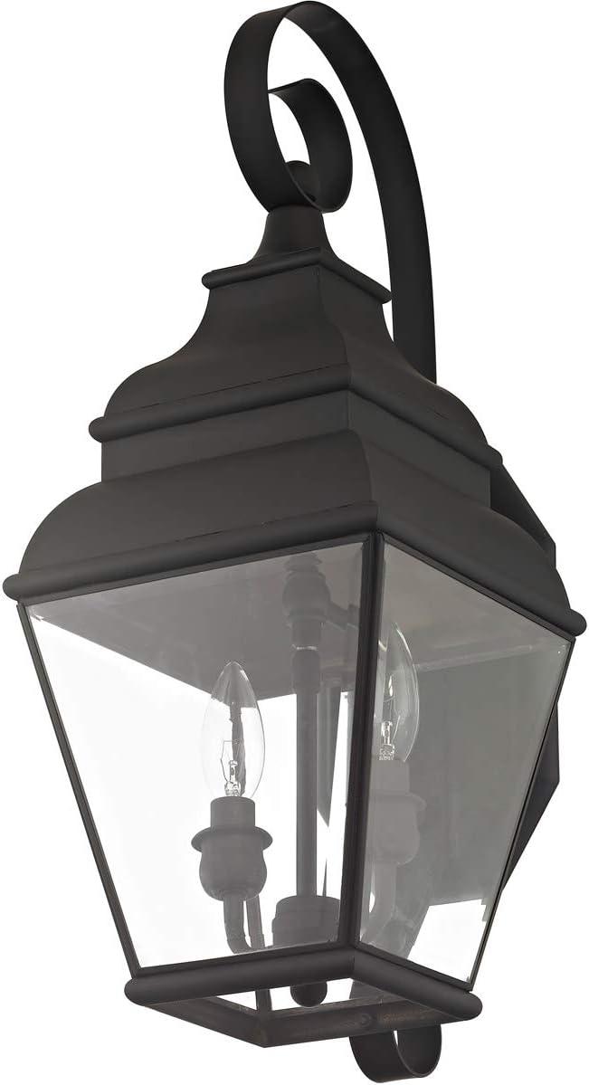 Livex Lighting Exeter 2 - Light Wall Light in  Black