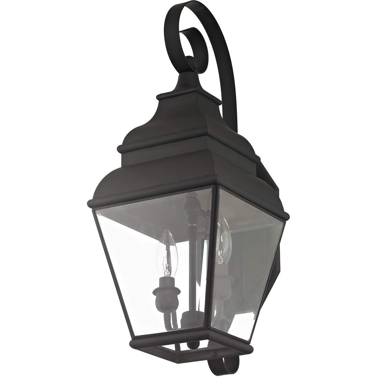 Livex Lighting Exeter 2 - Light Wall Light in  Black