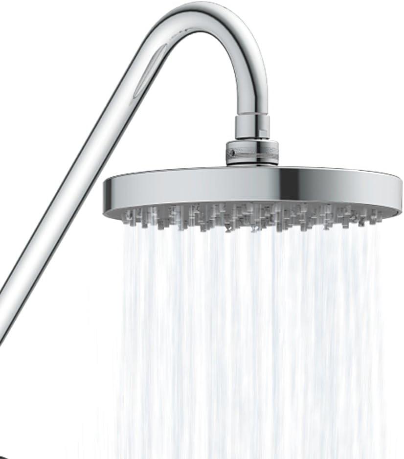 Chrome Adjustable Height Rain Shower System with Handheld