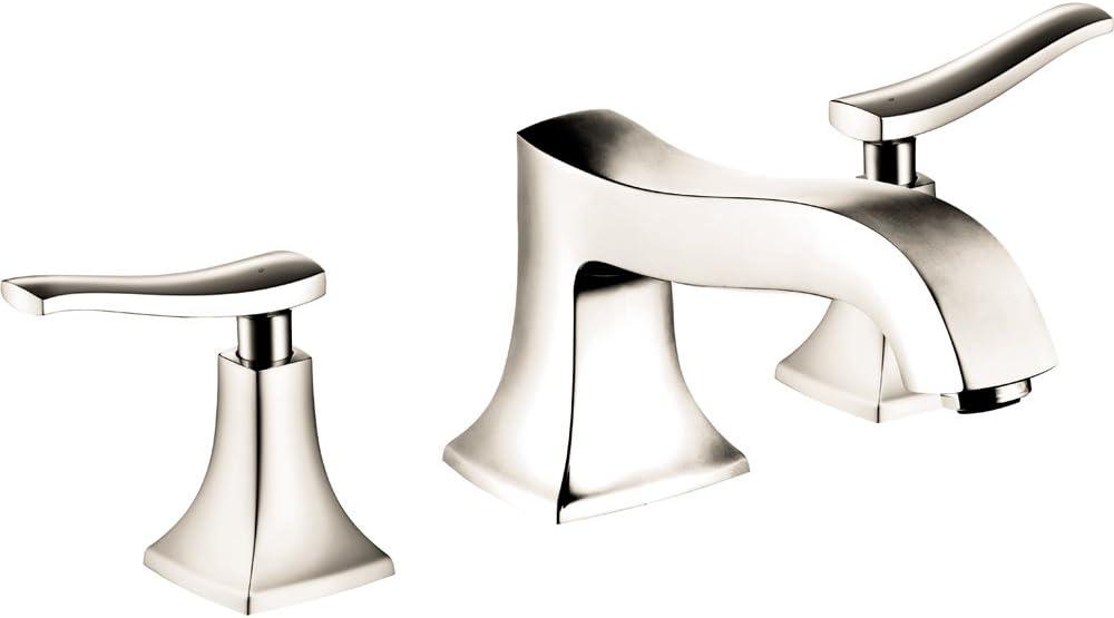 Polished Nickel Modern 2-Handle Roman Tub Faucet Set