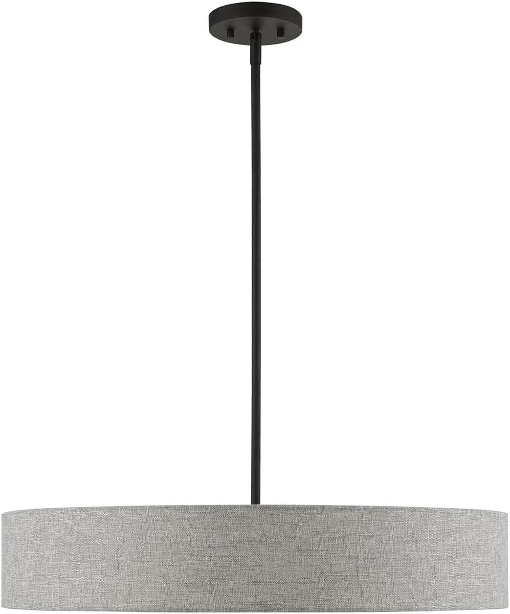 Livex Lighting Elmhurst 5 - Light Pendant in  Black