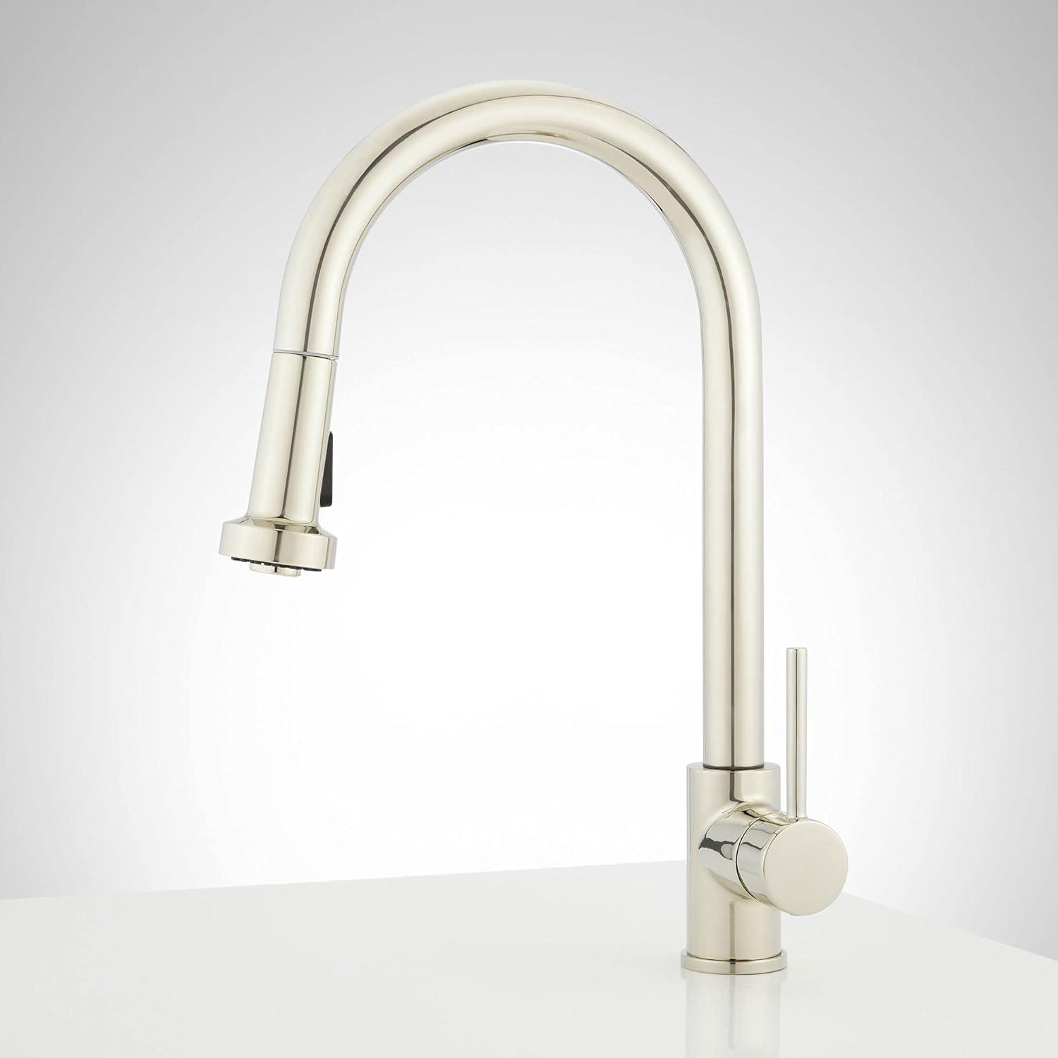 Stainless Steel Single Handle Pull-Down Kitchen Faucet