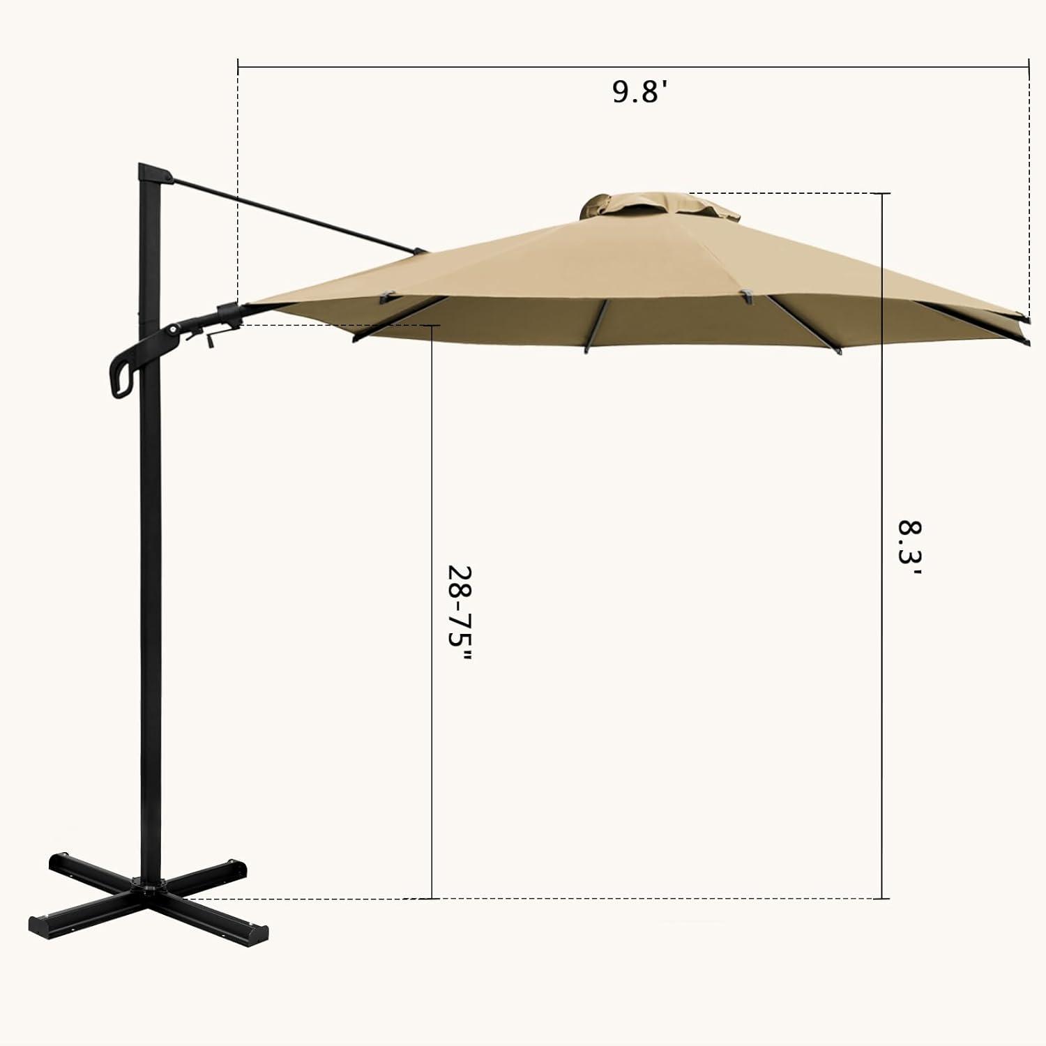 Vienna 10ft. Cantilever Umbrella