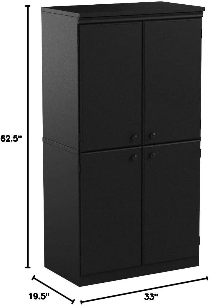 South Shore Morgan 4-Door Storage Cabinet, Multiple Finishes