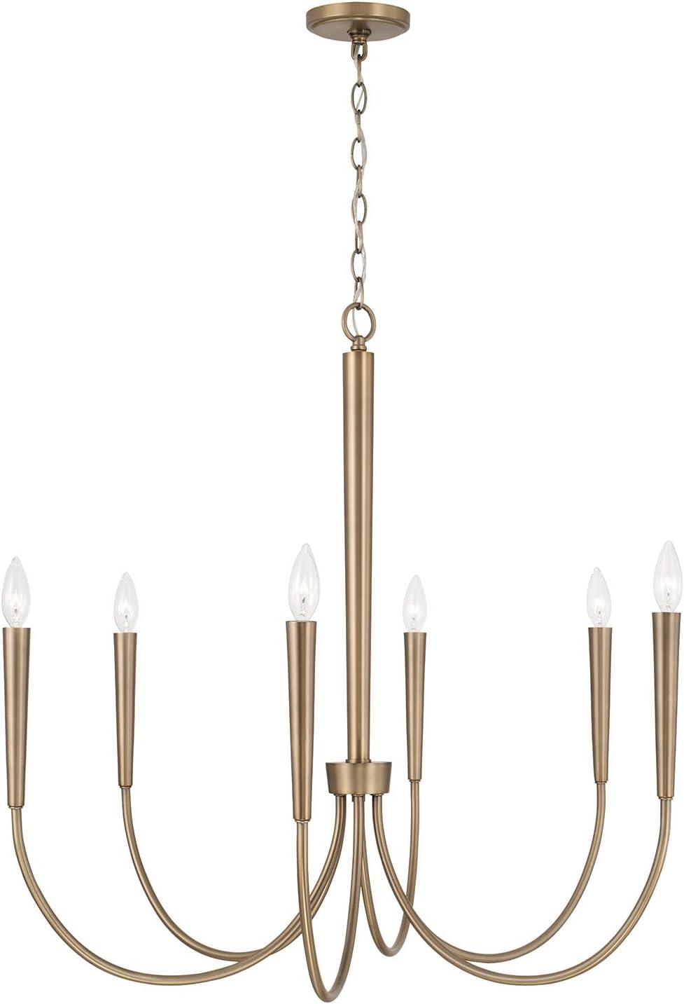 6 - Light Dimmable Classic / Traditional Chandelier