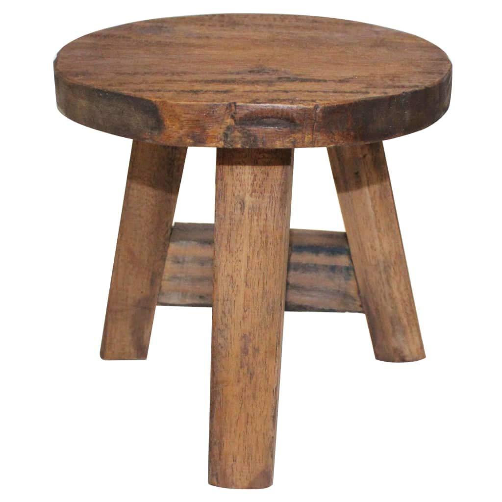 VidaXL VidaXL Stool Solid Reclaimed Wood