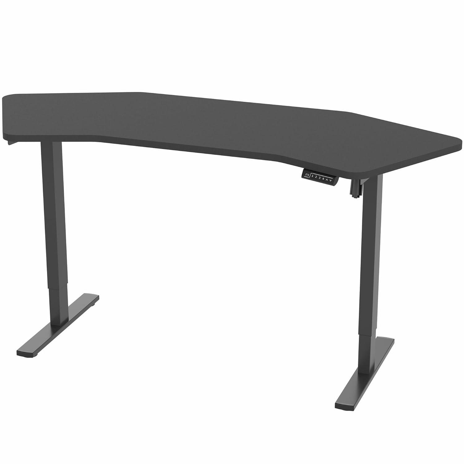 Vivo VIVO Corner Electric 71" x 24" Desk, Wing-Shaped Table Top