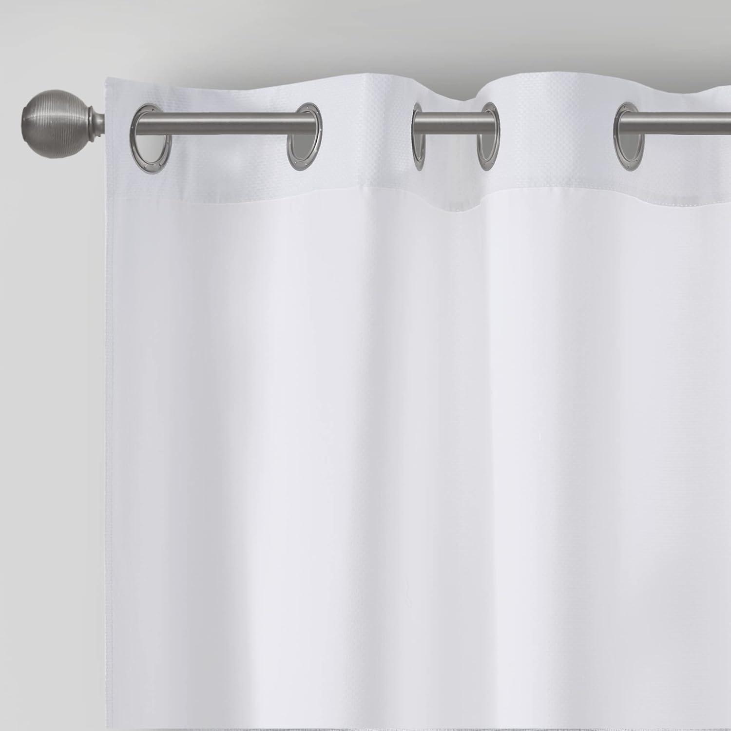Madison Park Galen Basketweave Room Darkening Curtain Panel Pair (Set of 2)