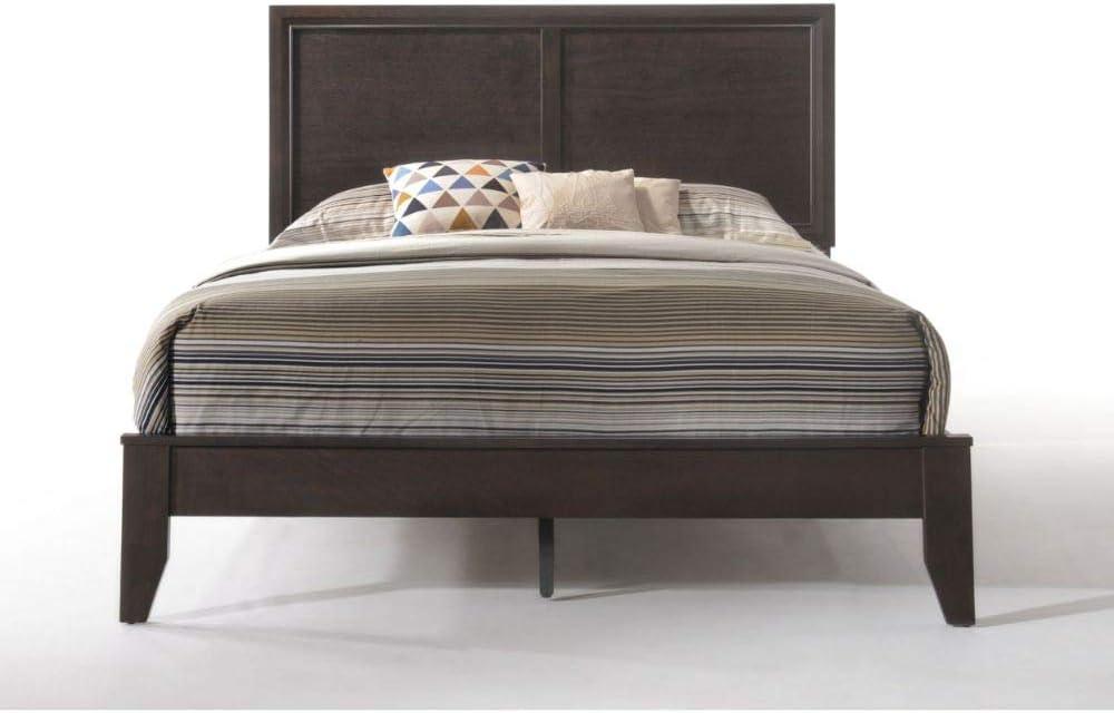 Acme Furniture Madison Queen Panel Bed in Espresso Rubberwood, Multiple Sizes