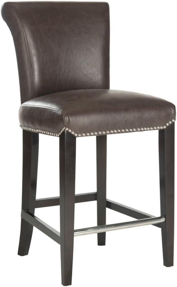 Darby Home Co Bowie Upholstered Counter Stool with Solid Wood Frame