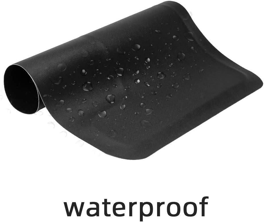 Goujxcy 3′x4.5′x1/2" Thick Anti Fatigue Salon Chair Mat for Hair Stylist, Comfort Beauty Salon Floor Mats Hair Salon Chair Mat for Barbershop Beauty Styling Chair (Semi Circle 1)