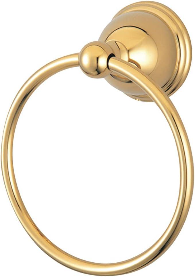 Polished Brass Wall Mounted Towel Ring