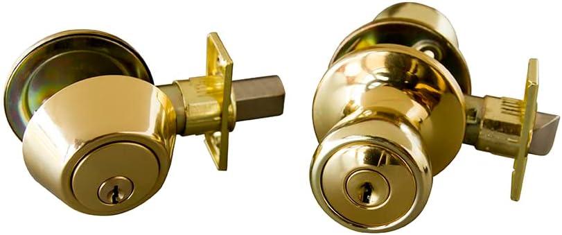 Complete Terrace Entry Knob Set with Deadbolt