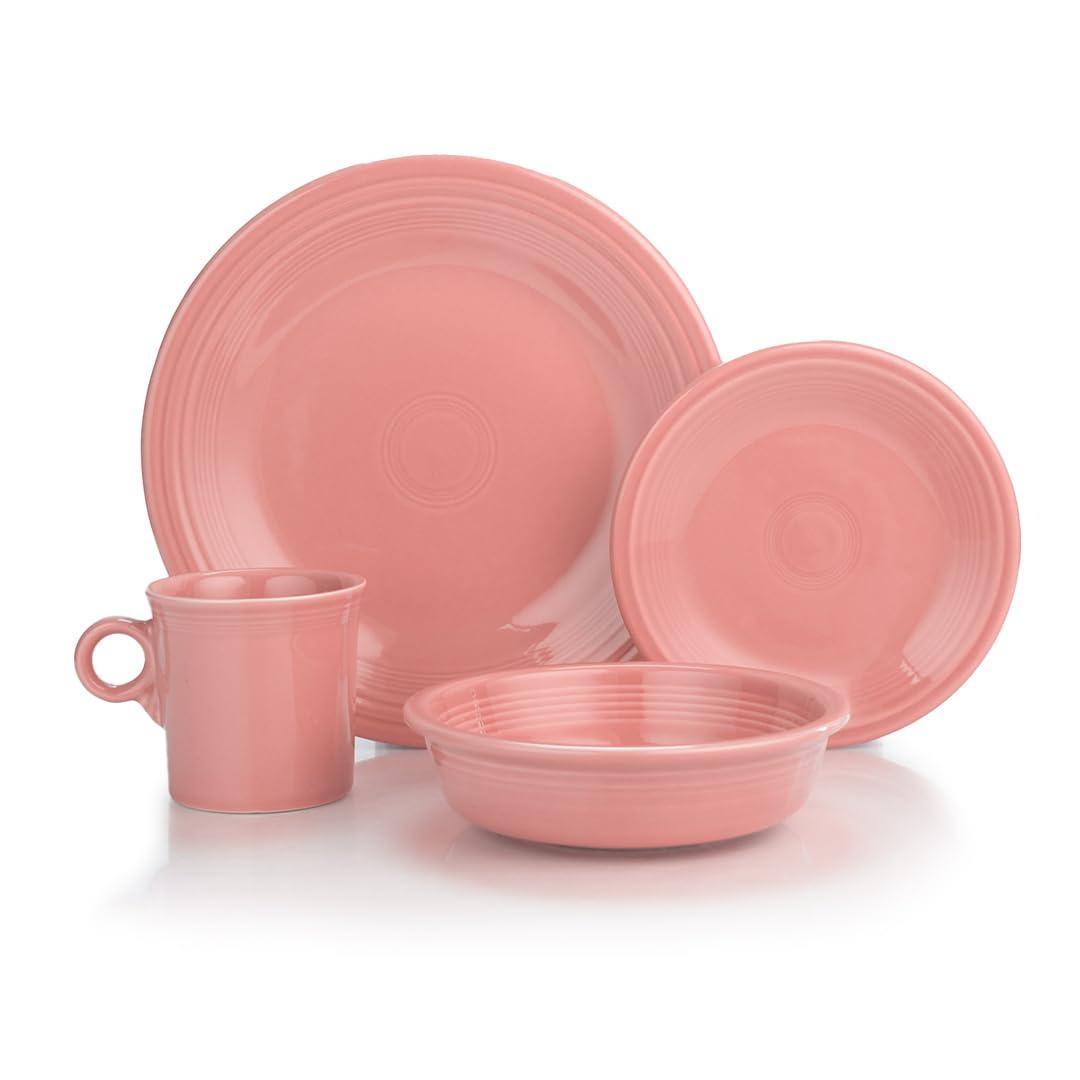 Fiesta Dinnerware 4-Piece Place Setting Set, Service for 1