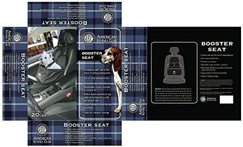 american kennel club pet booster seat, gray
