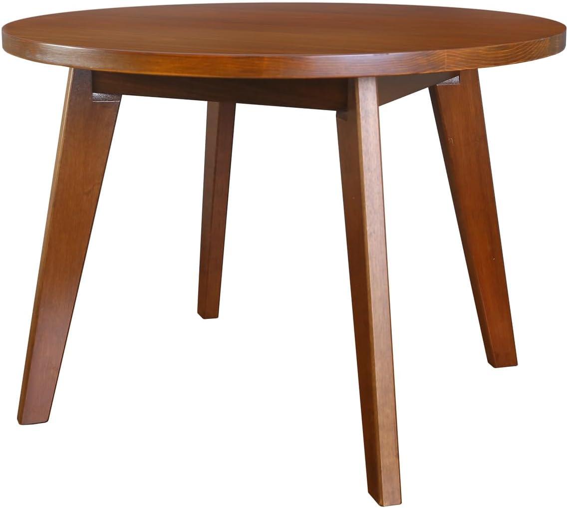 Genuine 24" Round Coffee Table with Solid American Gum - Sweet Oak