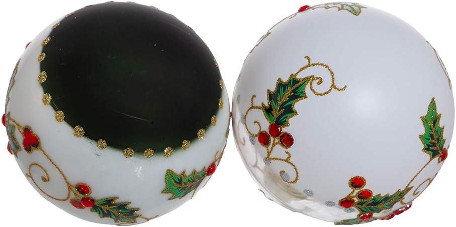 Kurt S. Adler GG0975 Ornament Set, White, Red, Green