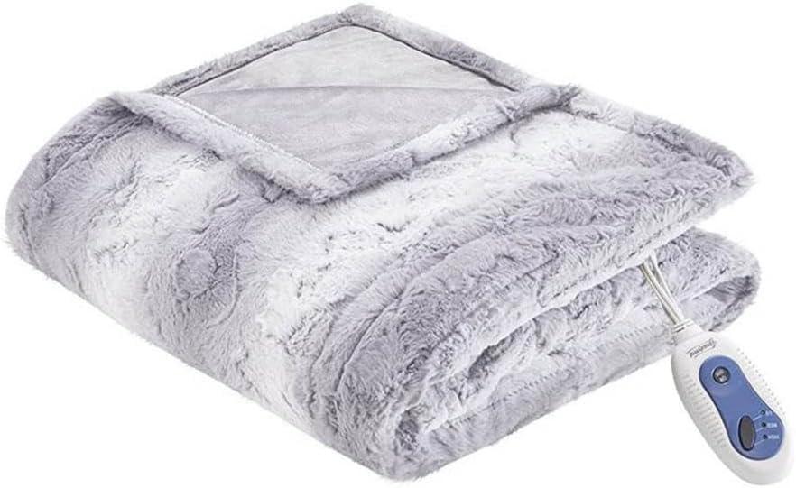 Beautyrest Beautyrest Zuri Oversized Heated Faux Fur Throw