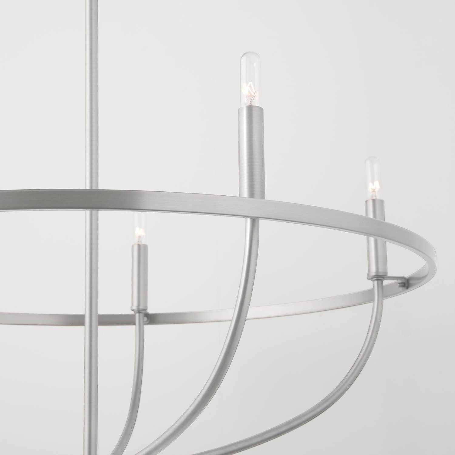 Greyson Urban Bronze 5-Light Taper Candle Chandelier