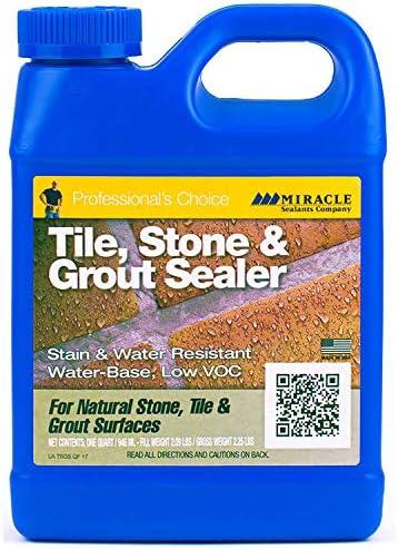 Miracle Sealants TSSQT Tile, Stone & Grout Sealer, 1 Quart