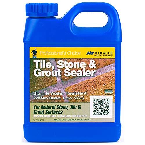 Miracle Sealants TSSQT Tile, Stone & Grout Sealer, 1 Quart