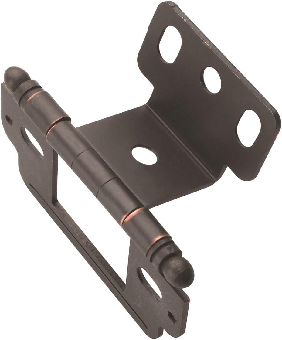 Oil-Rubbed Bronze 3/4 Inch Full Inset Cabinet Hinge