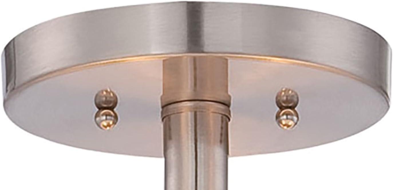 Minka Lavery - Parsons Studio - 3 Light Semi-Flush Mount in Transitional Style -