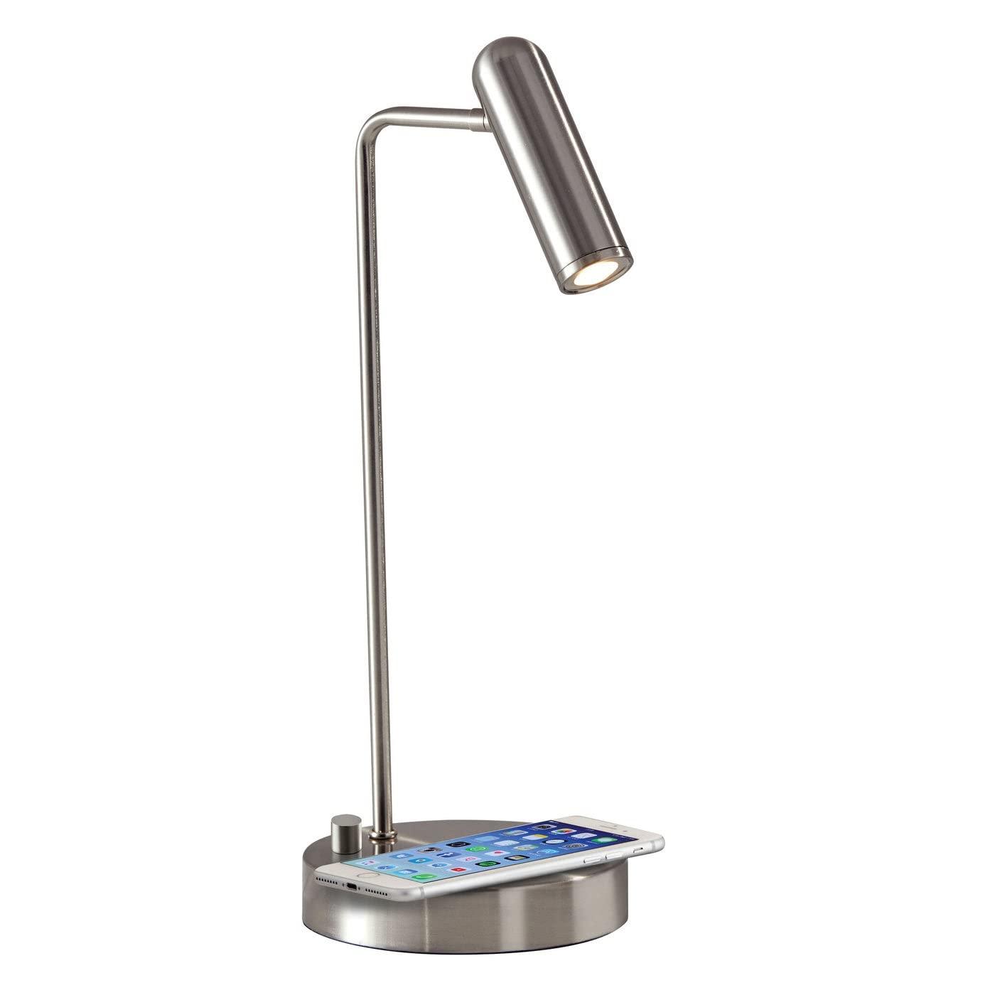 Avon 17" Desk Lamp With USB And Wireless Charging