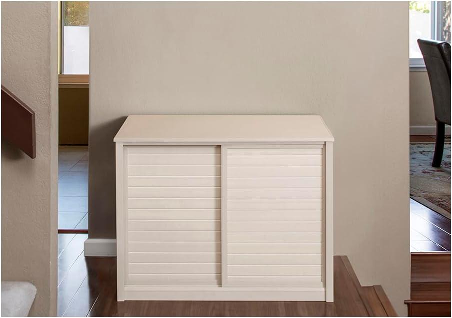 New Age Pet® ECOFLEX® Versa Stand Storage Cabinet for Pets, 36 in. Composite, Non-Toxic, Easy Assembly, Ideal for Extra Bedding, Food, Toys, Accessories Storage