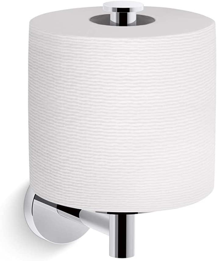 Elate rVertical Toilet Paper Holder, Wall-Mount Bathroom Toilet Paper Holder