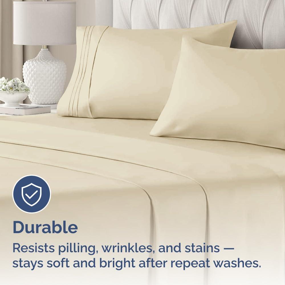 CGK Linens Hotel Quality Microfiber Pillowcase Covers (Set of 2)