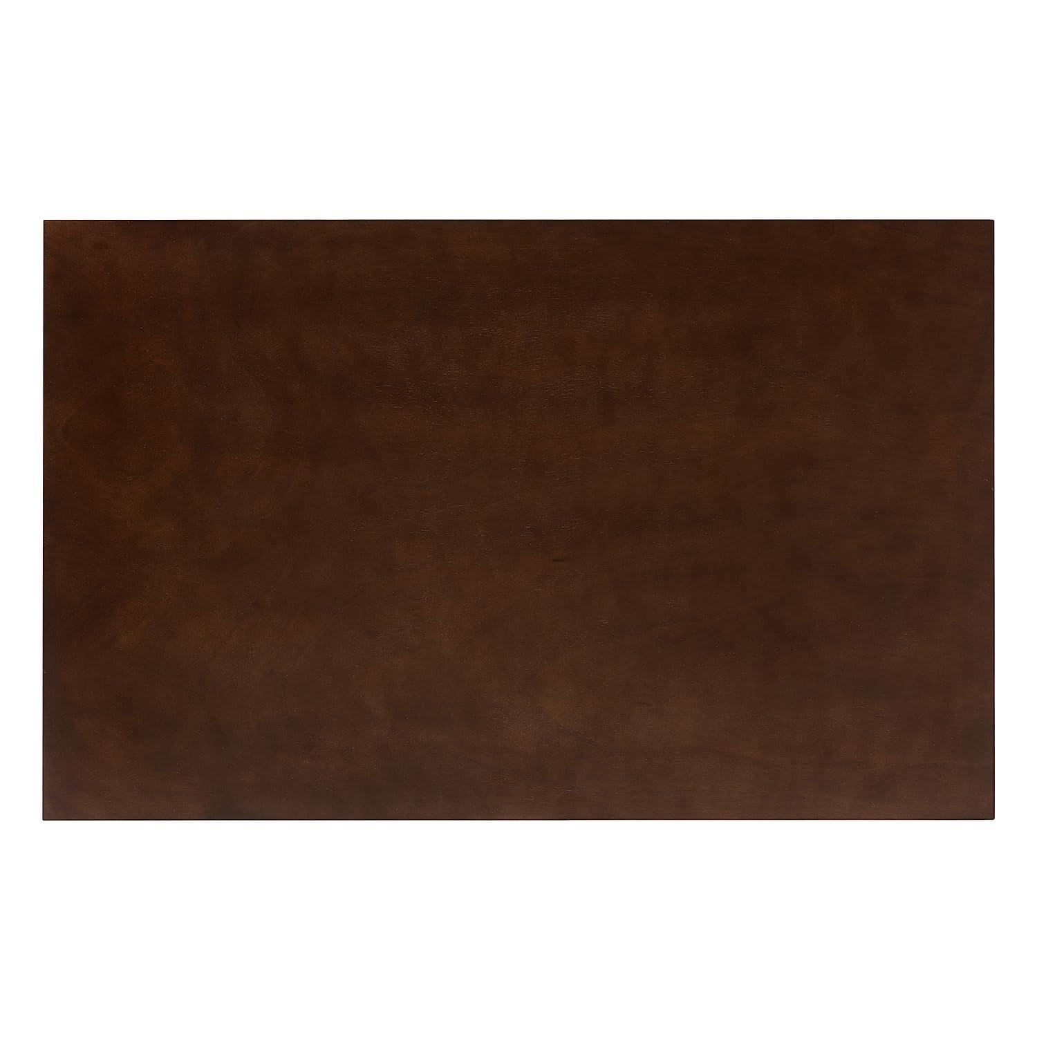 Andrew Modern Dining Table Dark Brown - Baxton Studio: Sturdy Rubberwood, Non-Extension, Seats 4