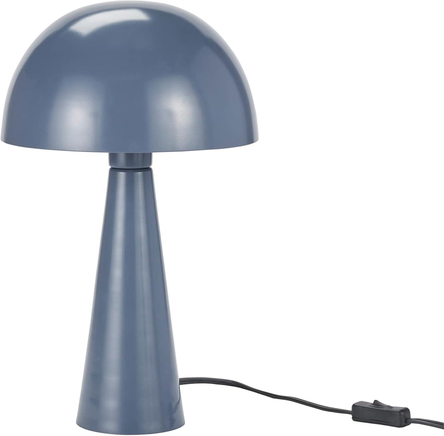 16" Mid-Century Modern Metal Mushroom Accent Table Lamp - Nourison