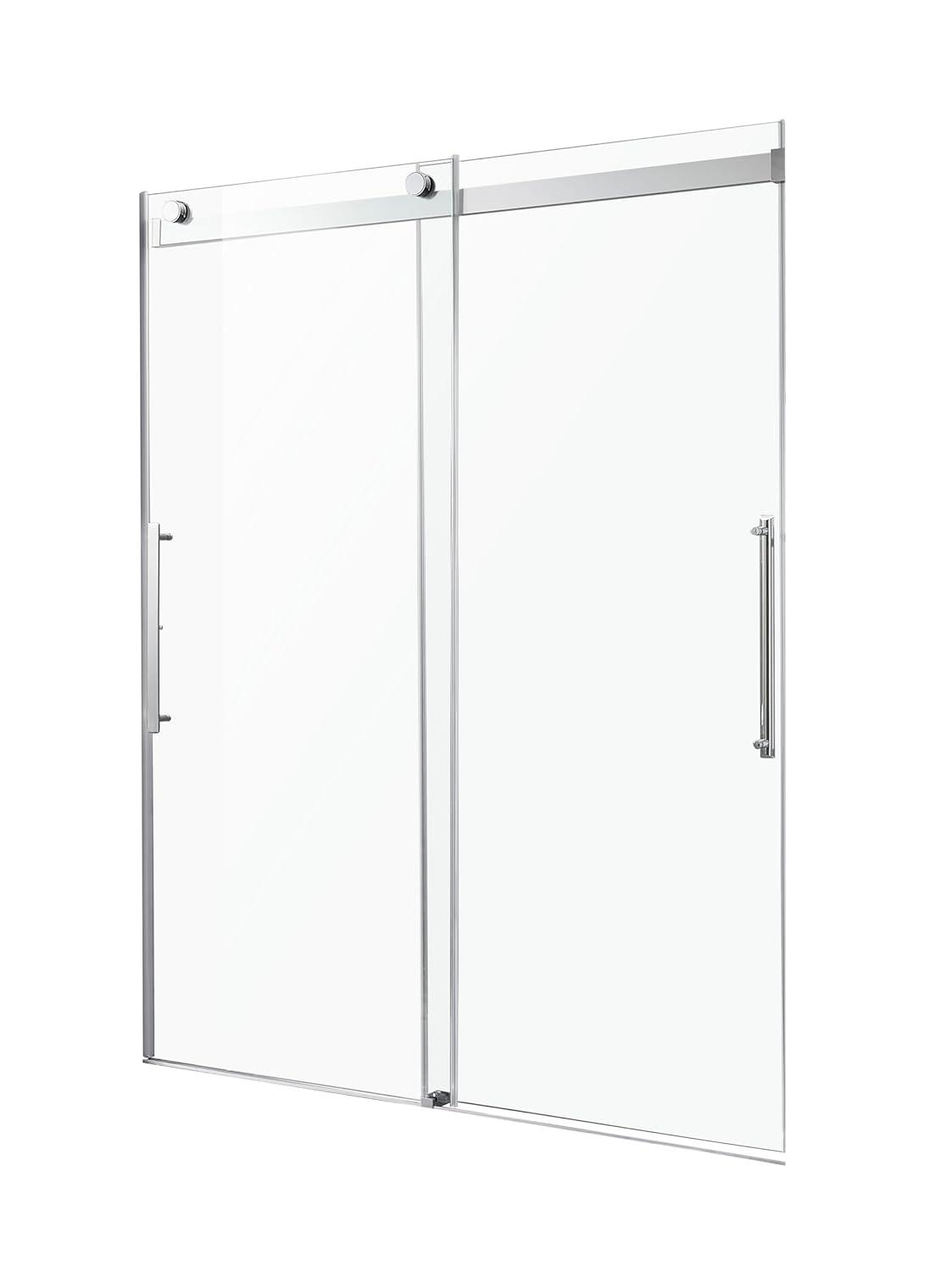Anzzi Sd-Frls05901 Stellar 76" High X 48" Wide Sliding Frameless Shower Door - Chrome