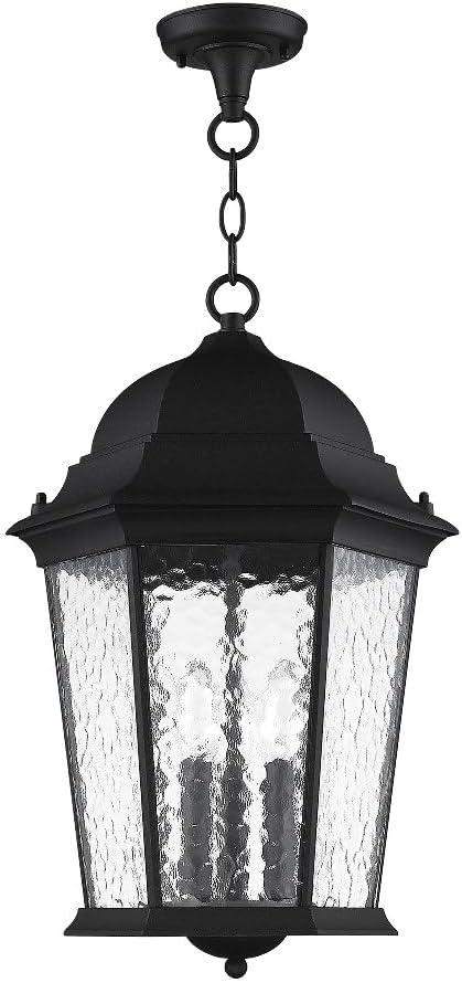 Livex Lighting Hamilton 3 - Light Pendant in  Textured Black