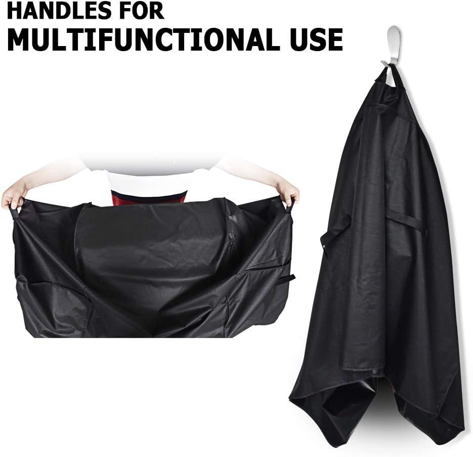 Grill Cover 70in. 600D Heavy Duty with Mesh Air Vent. Waterproof Barbecue Gas Smoker Cover. UV and Fade Resistant. Fit for and More