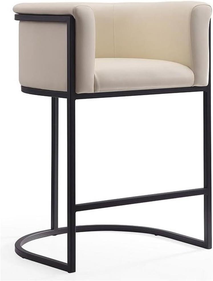 Cosmopolitan Metal Counter Height Barstool - Manhattan Comfort