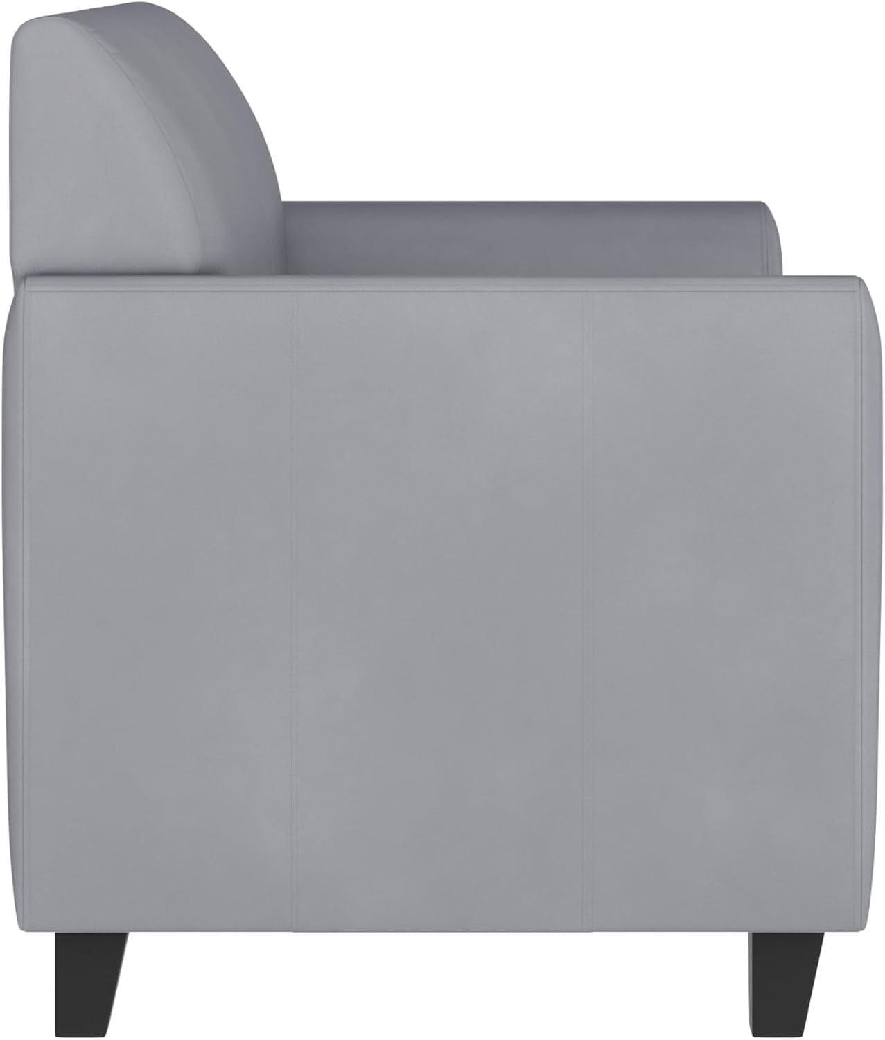 Hercules Junkersfeld 52" Modern LeatherSoft Upholstered Reception Loveseat