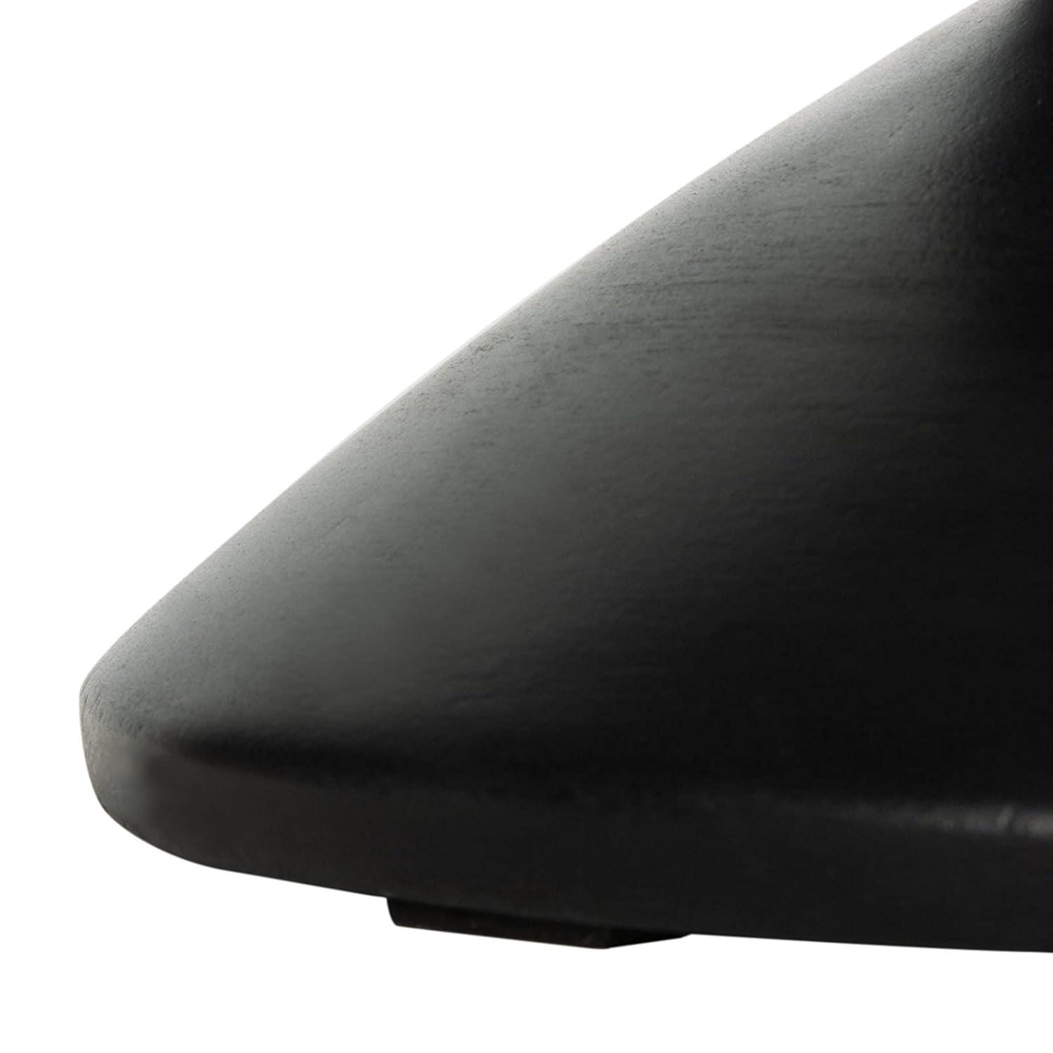 Benaya Concrete Accent Stool - Indoor/Outdoor - VNN1032 - Black - Safavieh