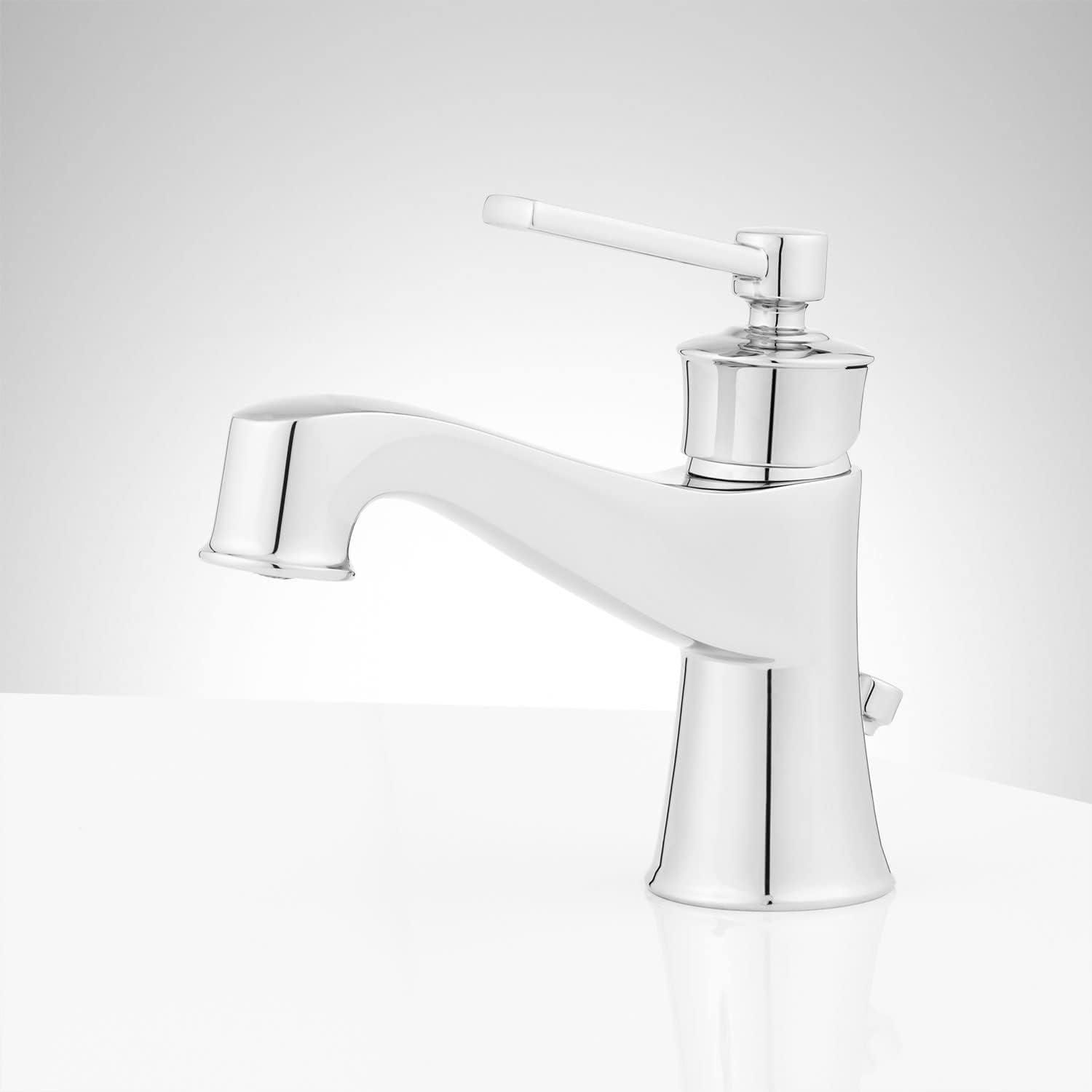 1.2 GPM Single Hole Bathroom Faucet with Pop-Up Drain Assembly