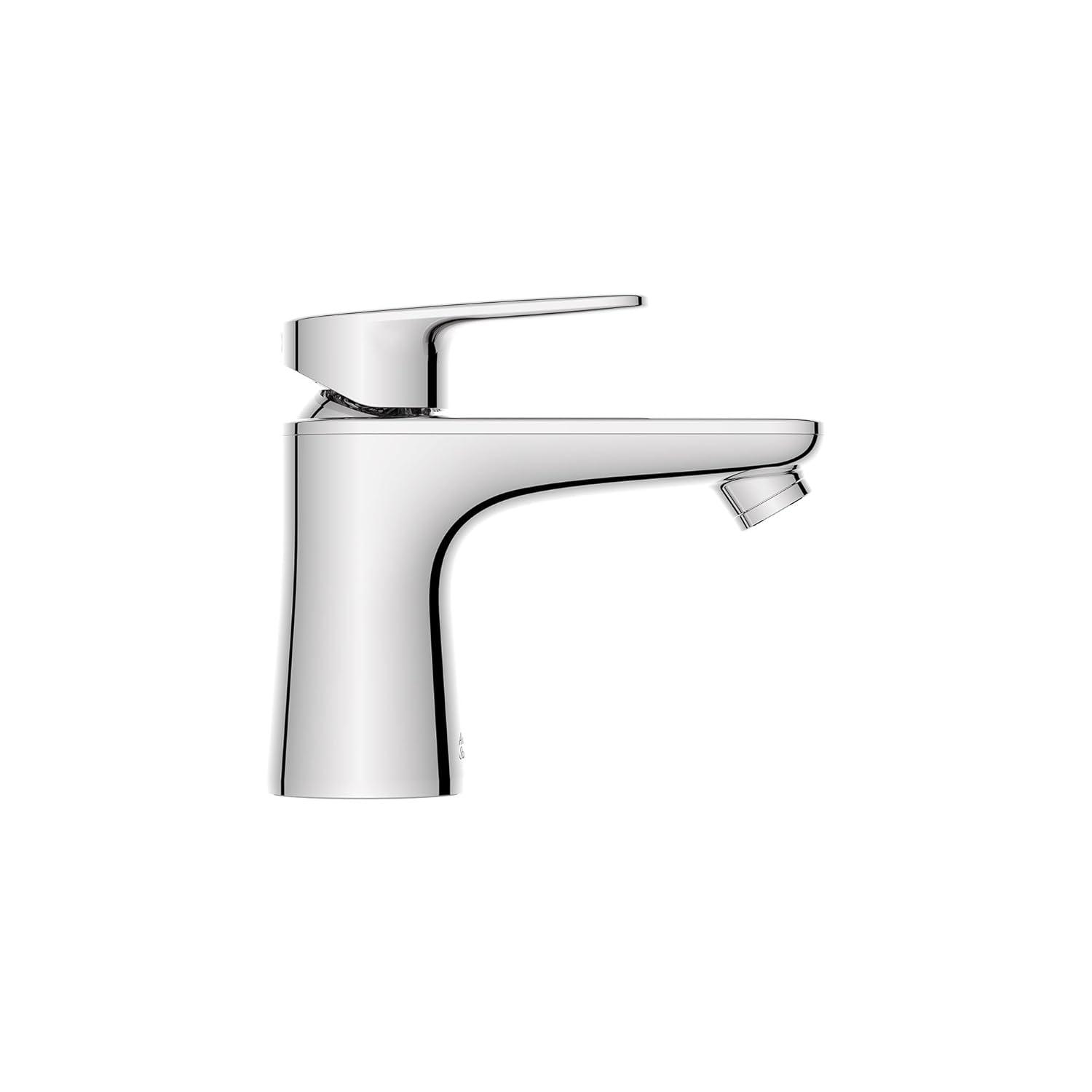 Single-Hole Single-handle Bathroom Faucet with Drain Assembly