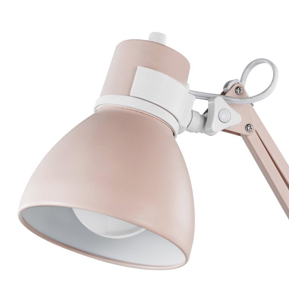 Globe Electric Architect 28" Matte Rose Swing Arm Desk Lamp