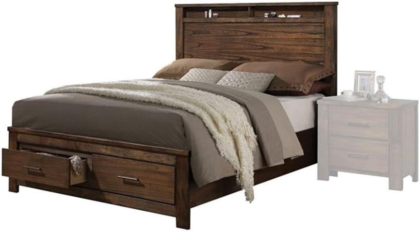 Acme Merrilee Eastern King Bed w/Storage, Oak