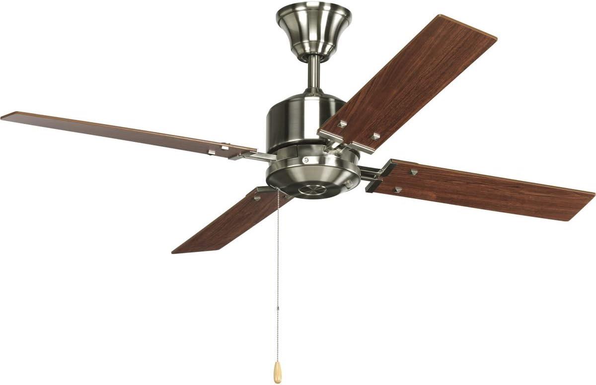 North Park 52" Brushed Nickel Ceiling Fan with Reversible Blades