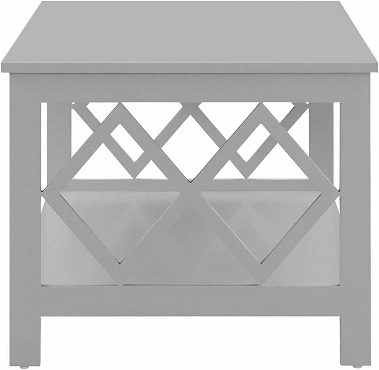 Diamond Coffee Table, Gray