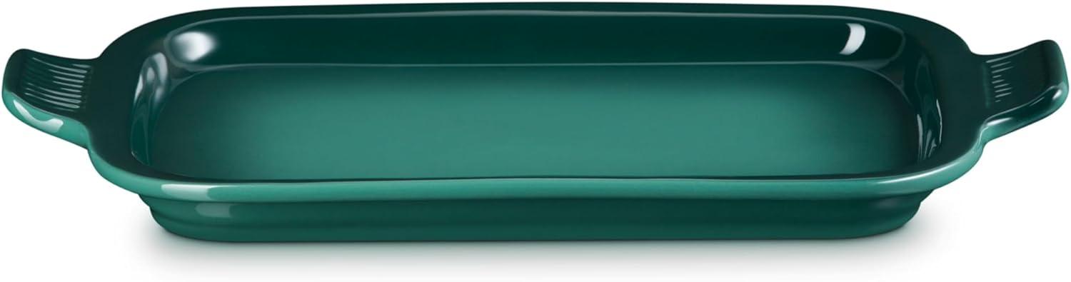 Le Creuset Le Creuset Stoneware Rectangular Dish With Platter Lid, 2.75Qt.