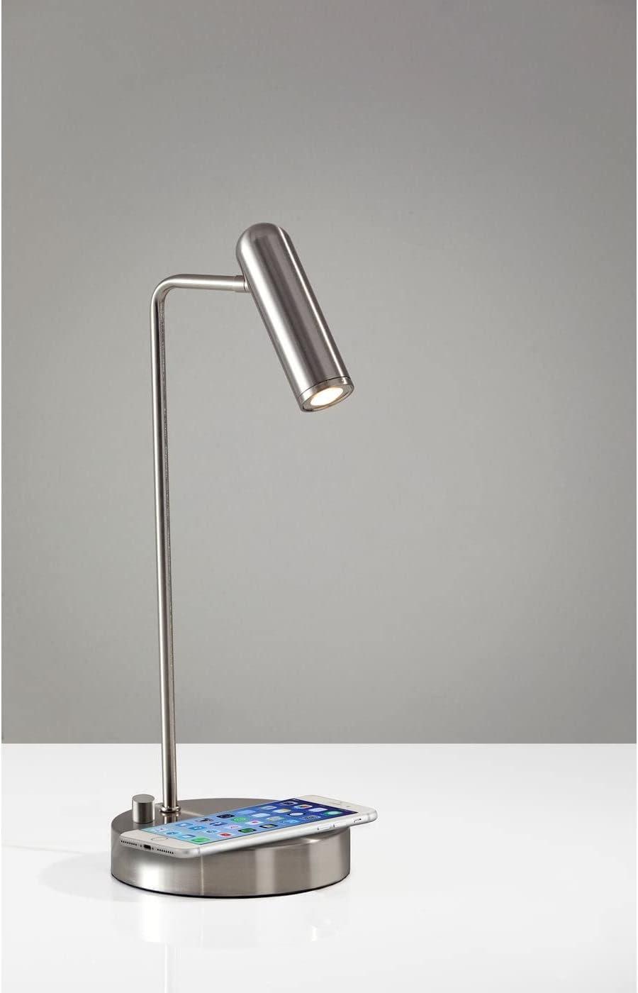 Avon 17" Desk Lamp With USB And Wireless Charging